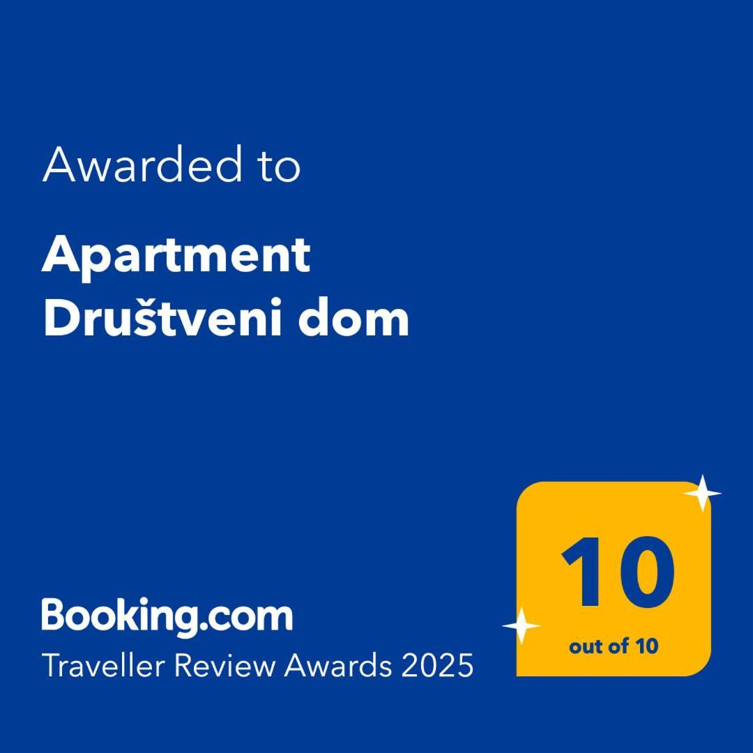 Apartment Drustveni Dom Sarajevo Exterior foto